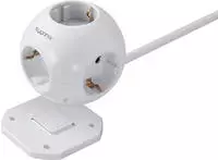 Sygonix - Sy-4535062 Steckdosenw&uuml;rfel Wei&szlig; Schutzkontakt 1 St.
