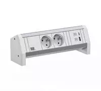 BACH 902.0290 - DESK 1 Steckdoseneinheiten, 2-fach, A&C 22W