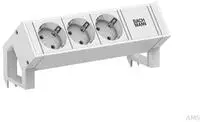 BACHMANN DESK2 white 3xCEE7/3 0,2m GST18 RAL9010