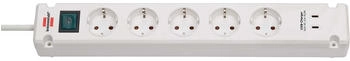 Brennenstuhl Bremounta 5-fach mit 2 x USB-C und Schalter 3 m weiß (1150660425)