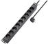 Sygonix 9-fach Steckdosenleiste 19 Zoll schwarz (SY-5799004)