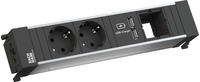 Bachmann 909.0056, Bachmann Conference (2x, CEE 7/3) (909.0056) Schwarz