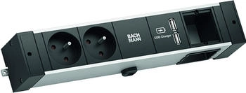 Bachmann 941.002 2fach Schwarz GST18i Anschlussbuchse 1 St.
