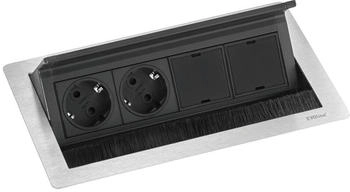 EVOline 159370101400 Einbau-Steckdosenleiste 2fach 1St.