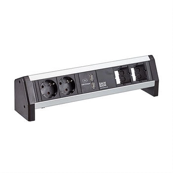 Bachmann 9020245 Steckdosenleiste Aluminium 1St.