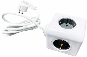 Technaxx 5004 Wei&szlig; Schutzkontakt 1St.