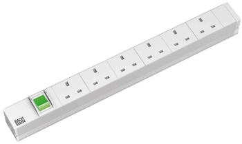 Bachmann 333.805 19 Zoll Netzwerkschrank-Steckdosenleiste 1 HE