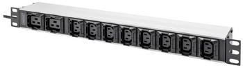 Digitus DN-95427 19 Zoll Netzwerkschrank-Steckdosenleiste 1 HE Kaltgeräte-Steckdose C13 10A Geeigne