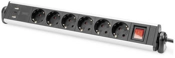 Digitus DA-70624 Steckdosenleiste Schwarz Eurostecker 1St.