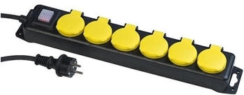 Revolt Waterproof outdoor power strip 6 sockets