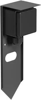 ledscom.de PIWI mit Erdspieß für außen IP44 1-fach Edelstahl anthrazit eckig 24 cm