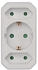 EMOS Mehrfachsteckdose P00272 2 x Euro 1 x Schuko weiß (1925030050)