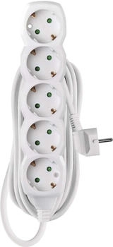 EMOS Steckdosenleiste P0525R 5-fach 5m 1,5mm² weiß (1922050508)