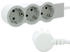 Legrand Steckdosenleiste flach 3-fach 3m ultraweiß/grau (694559)