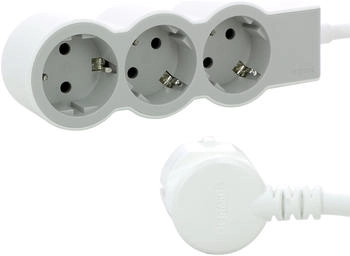 Legrand Steckdosenleiste flach 3-fach 5m ultraweiß/grau (694567)