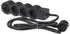 Legrand Steckdosenleiste flach 4-fach 1,5m schwarz/dunkelgrau (694553)