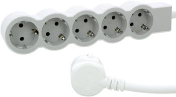 Legrand Steckdosenleiste flach 5-fach 1,5m ultrawei&szlig;/grau (694555)