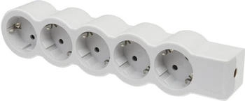 Legrand Steckdosenleiste flach 5-fach ohne Kabel ultraweiß/grau (694577)