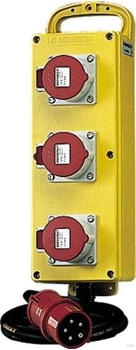 Mennekes EverGUM Steckdosenleiste 3 x CEE 32A IP44 2m (70034)