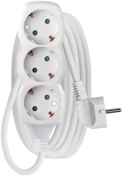 EMOS Steckdosenleiste P0323R 3-fach 3m 1,5mm² weiß (1922030308)