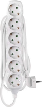EMOS Steckdosenleiste P0623R 6-fach 3m 1,5mm² weiß (1922060302)