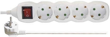 EMOS Steckdosenleiste P1423R 4-fach 3m 1,5mm² Schalter weiß (1922140303)