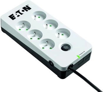 Eaton Protection Box 6 FR &Uuml;berspannungsschutz Steckdosenleiste Wei&szlig; & Schwarz (PB6F)