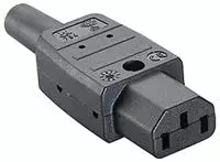 915170 Kaltger&auml;te-steckverbinder Schwarz 1 St. - Bachmann