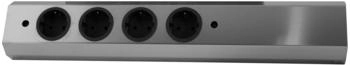 Naber Mira Wand small Steckdosenelement Edelstahl (7053090)