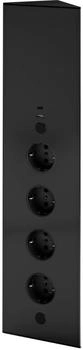 Naber Mira ES1 USB A/C Ecksteckdosenelement schwarz matt (7053240)