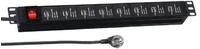 EFB-Elektronik 19- 1HE Steckdosenleiste 16 x USB mit Schalter, schwarz Hersteller: