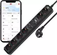 Brennenstuhl Eco-Line WIFI 6-fach Steckdosenleiste - Kabel (1159760946)