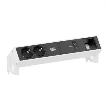 Bachmann Steckdosenleiste DESK2 2xCEE7/3 1xUSB C/C 100W 1xCM 0,2m RAL9010 (2x CEE 7/3 USB-C)