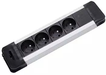 Bachmann Steckdosenleiste Prise Multiple 4x2P+T UTE (4x CEE 7/5 2 m)