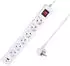 AS Schwabe Steckdosenleiste mit USB-Port (6x CEE 7/3 1.40 m)