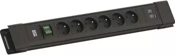 Bachmann Steckdosenleiste (6x CEE 7/5 Typ 13 2 m)