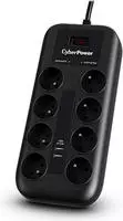 CyberPower Tracer III P0820SUF0-FR Spannungsschutz 8 AC-Ausg&auml;nge 200 - 250 V Schwarz