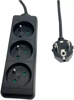 MicroConnect Steckdosenleiste 3-way Power Strip FR Type (3x CEE 7/5 1.50 m)