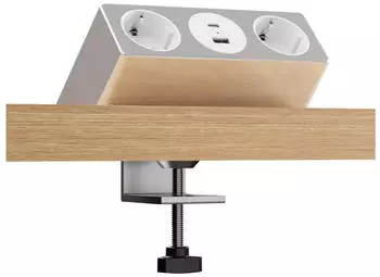 Kalb Nexura Tischsteckdose 2x 230VAC, USB-A/C 30W (KA120010)