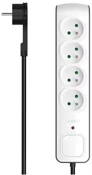 Hama Premium &Uuml;berspannungsschutzleiste 4-fach 1,5m Wei&szlig;