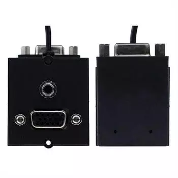 Bachmann Custom Modul 1x VGA & Miniklinke, 90&deg; Seitenabgang (917.058)