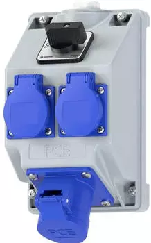 PC Electric Steckdosenleiste Grau, Blau (160813521)