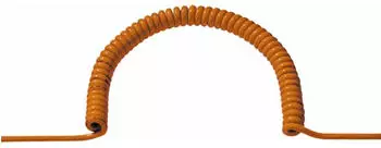Bachmann Spiralleitung PUR 3x2,5mm&sup2; 2,5m Orange IP20 (682.880)