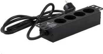 Rockstable 4-fache Steckdosenleiste PDU 1U 1,8m 125/250V (RS10-33PDU4)