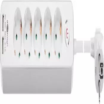 Goobay Steckdosenleiste 5-fach, 2x USB 2,1A, Kindersicherung, Schalter (41265)