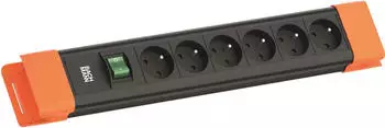 Bachmann Steckdosenleiste (6x CEE 7/5 CEE 7/7 2 m)