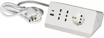 Bticino Steckdosenleiste S3711DBU (3x CEE 7/3 2 m)