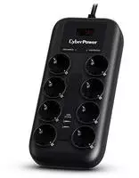 CyberPower P0820SUF0-DE Spannungsschutz 8 AC-Ausg&auml;nge 200 - 250 V Schwarz 1,8 m