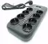 CyberPower Steckdosenleiste Prof. 8xSchuko/2xUSB Überspannungsschutz (8x CEE 7/3 1.80 m)