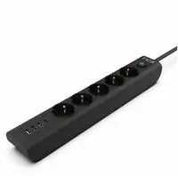 Cian Technology GmbH Steckdosenleiste IPW-44TU 5fach 3xUSB-A+1xUSB-C 1.5m -